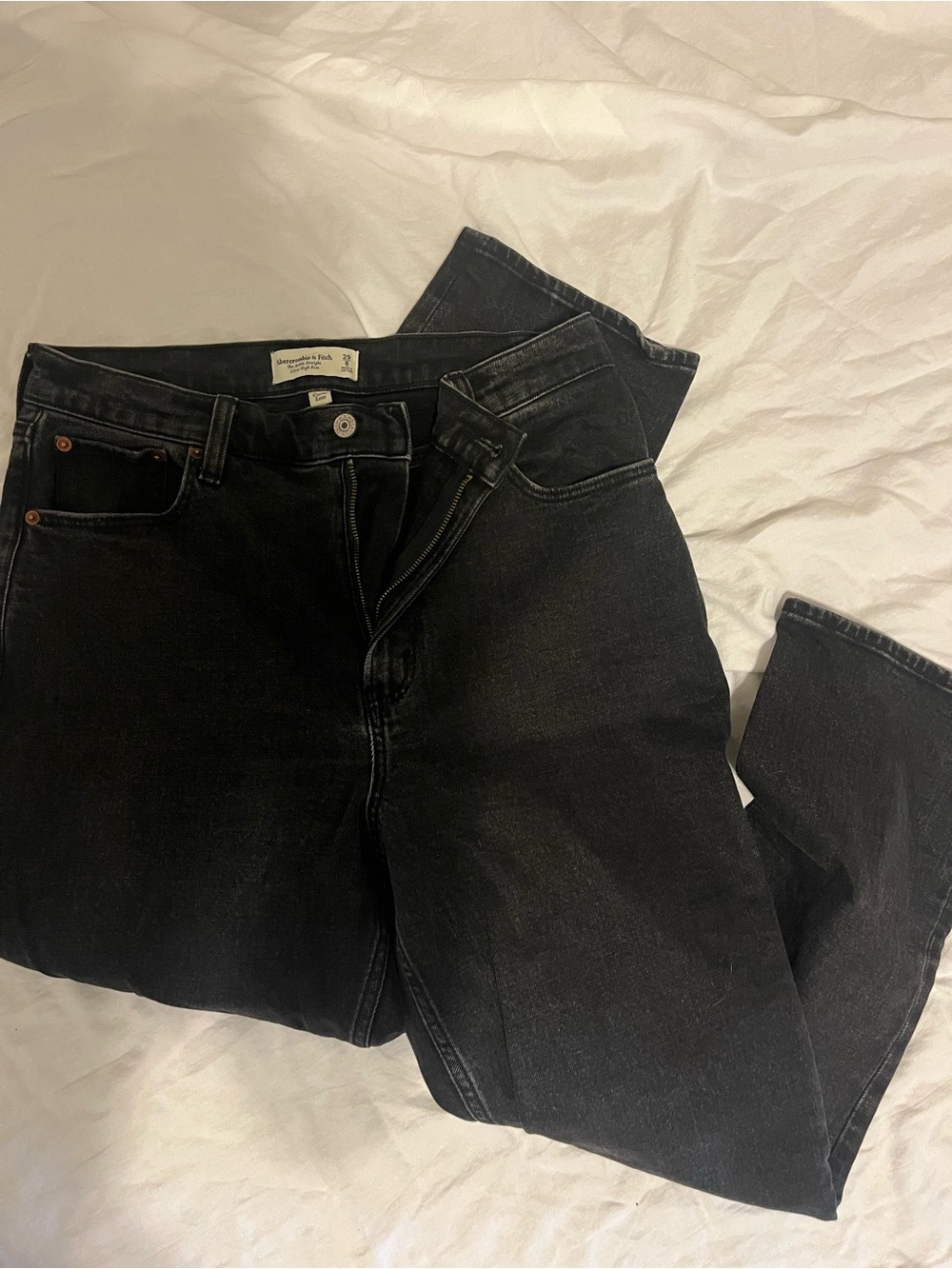 Abercrombie & Fitch Straight Black Jeans